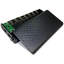 Джерело безперебійного живлення для мережевого обладнання 12V/9V/5V під акумулятори 18650 до 7 шт. без акумуляторів - мініатюра 3