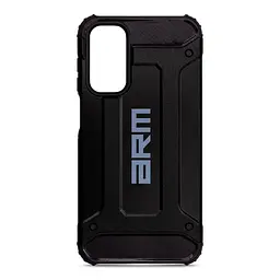 Чехол для Samsung Galaxy A15 5G (A156)/A15 4G (A155), Panzer, черный, противоударный, бронированный, милитари, панель-накладка, защита всего корпуса, защита дисплея и камеры, термополиуретан (TPU) + поликарбонат (PC), ArmorStandart (ARM73733)