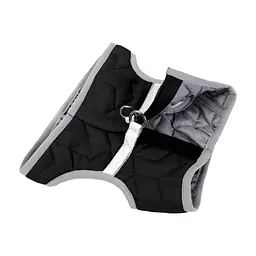 Шлея для собак Airy Vest ONE XS1 24-27 см чорна (29371) - мініатюра 2