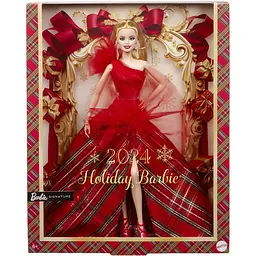 Колекційна лялька Barbie Святкова блондинка (HRM61) - мініатюра 7