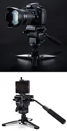 Монопод Yunteng VCT-588 DSLR 166 см Чорний (VCT-588) - мініатюра 5