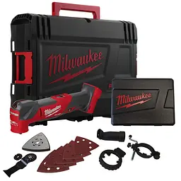 Інструмент багатофункціональний акумуляторний MILWAUKEE, M18 FMT-0X (каркас, універсальне лезо, шліфувальна підошва, шліфувальний - мініатюра 2