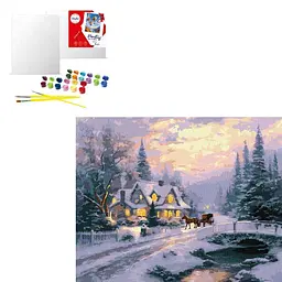 Картина за номерами Новорічний спокій 40x50 см (KHO6419)