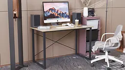 Комп'ютерний стіл Ferrum-decor Дейв 75x100x70 чорний ДСП Дуб Сонома 16мм (FRD-101994) - мініатюра 4