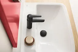 Змішувач для умивальника M-Size Grohe QuickFix Start 237462432 Чорний матовий - мініатюра 7