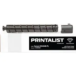 Туба з тонером PRINTALIST для Canon imageRUNNER C3922i/3926i аналог C-EXV64 Black ( 38000 ст.) (Canon-EXV64B-PL)