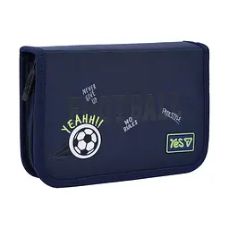 Пенал шкільний Yes одинарний з клапаном Football HP-03