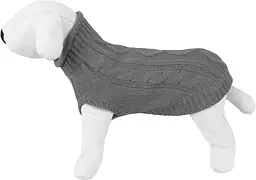 Happet В'язаний светр для собак, сірий, XL, 40 см, (52XL) - мініатюра 2