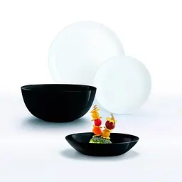 Сервіз DIWALI BLACK & WHITE, 19 предметів Luminarc kuh0016235