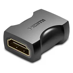 Перехідник HDMI F to HDMI F black Vention (AIRB0)