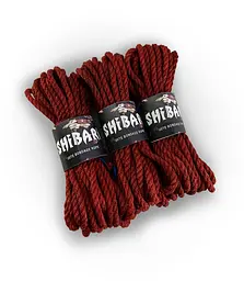 Джутова мотузка для шибарі Feral Feelings Shibari Rope, 8 м червона - мініатюра 2