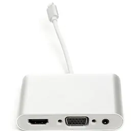 Перехідник PowerPlant Lightning (M) - HDXiaomi, VGA, 3.5 мм (F)