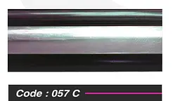Молдинг чорний+1 хром.смуга 25х3мм- 25м- - 057 C