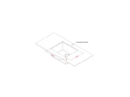 Кухонна мийка Elleci Quadra 105 Under Top Black 86 - мініатюра 3