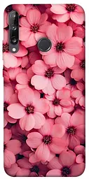 Чохол Demsky Pink flowers для Huawei P40 Lite E / Y7p (2020)