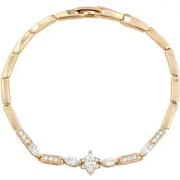 Браслет XUPING Позолота 18K "Візерунок з цирконієм" довжина 20см х 3мм (214300)