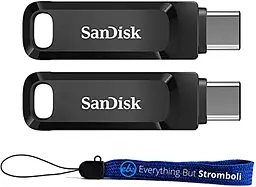 Флеш-накопичувач SanDisk USB 3.1 Ultra Dual Go Type-C 64Gb (150 Mb/s) (SDDDC3-064G-G46) - мініатюра 3