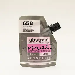 Акрилова фарба Sennelier Abstract, дой-пак, 60 мл, матова, Хінакрідон Рожевий (Quinacridone Pink)