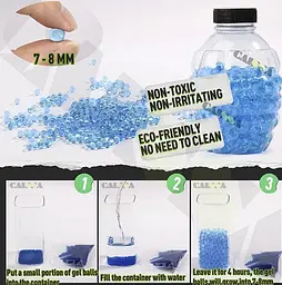 Бластер A&K plus Ejection Gel Ball 5000 шт. гель кульок з бризками - мініатюра 4