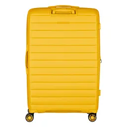 2E Валіза, Aero, поліпропілен, велика, 99/119 л, TSA, 4 колеса, EXP, бурштиново-жовтий - мініатюра 3
