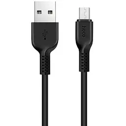 USB Cable Hoco X20 Flash Charged MicroUSB Black 2m