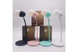 Настільна LED-лампа MD-088 з бездротовою зарядкою, Bluetooth-колонкою та динаміком - мініатюра 6