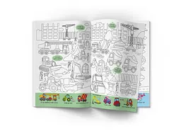 Книга Віммельбух-розмальовка. Транспорт 3290 shop (9786175473290) - мініатюра 3