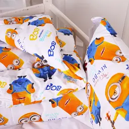 Ковдра MirSon антиалергенна дитяча зима Kids Time 20-0036 Minions 110x140 см бавовна (2200009665295) - мініатюра 4