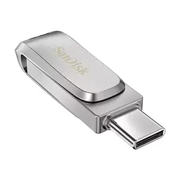 SanDisk Накопичувач 512GB USB 3.1 Type-A + Type-C Dual Drive Luxe Срібний - мініатюра 7