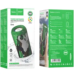 Bluetooth Колонка Hoco BS48 Artistic sports Camouflage Green - мініатюра 3