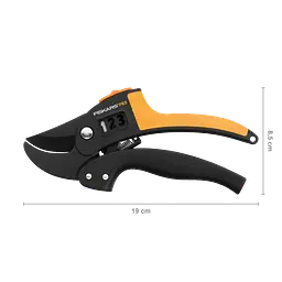 Контактний секатор з храповим механізмом PowerStep Fiskars P83 111670 (1000575) - мініатюра 2