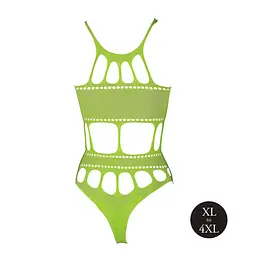 Боді Ouch! Grecian Neckline Neon, XL/XXXXL (зелений) - мініатюра 6