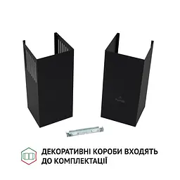 Витяжка декоративна похила PERFELLI DNS 6482 D 850 BL LED - мініатюра 9