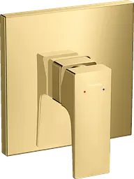 Змішувач Hansgrohe Metropol прихованого монтажу для душу Polished Gold Optic 32565990, Золотий