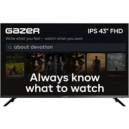 Телевізор Gazer FN1 43" LED FHD [TV43-FN1] [126976] - мініатюра 3
