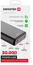 Портативна батарея Swissten Power Line Bank 30000mAh Black - мініатюра 4