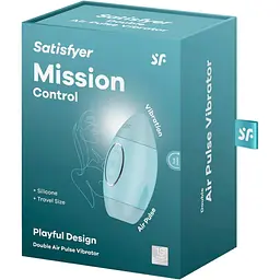 Вакуумний стимулятор Satisfyer Mission Control Blue (SO8969) [108369] - мініатюра 7