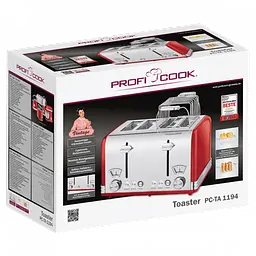 Тостер Profi Cook PC-TA 1194 Red - мініатюра 8