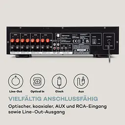 Підсилювач звуку Auna AMP-4000 DAB (10038330) - мініатюра 4