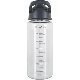 Фляга Lifeventure Flip-Top Bottle 750 мл Світло-сірий - мініатюра 2