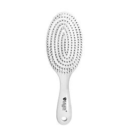 Щітка для волосся масажна продувна велика Salon Professional 18200 SL, біла