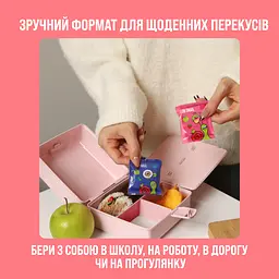 Набір натуральних фруктових цукерок Bob Snail Яблуко-Полуниця та Яблуко-Чорниця 200 г - мініатюра 4
