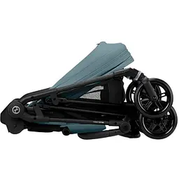 Коляска Cybex Melio Carbon Stormy Blue з бампером (525000019) - мініатюра 7