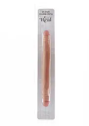 Двосторонній фалоімітатор Get Real Double Dong 14 Inch 35.5 см тілесний - мініатюра 3