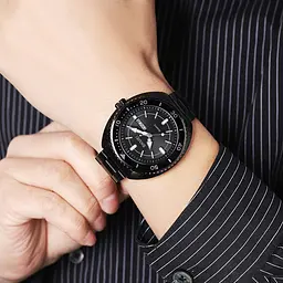 Чоловічий наручний годинник 2256BK Black Skmei acs0030104 - мініатюра 4