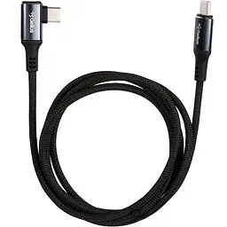 Кабель кутовий Gelius Corner Type-C to Type-C 100 W 1.2 метра поворотний 90 градусів (GP-UCN011)