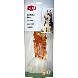 Ласощі Trixie Denta Fun для собак Кісточка для чищення зубів з куркою 25 см 220 г (арт.31320)