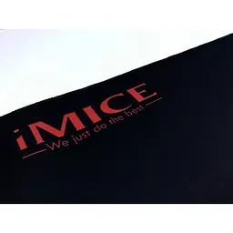 Килимок для мишки чорний ігрова поверхня для миші iMICE PD-03 30х80см 4мм - мініатюра 4
