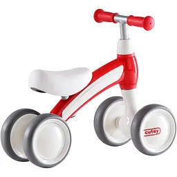 Біговел дитячий Qplay Cutey, чотириколісний, червоний (B-400Red) - мініатюра 3
