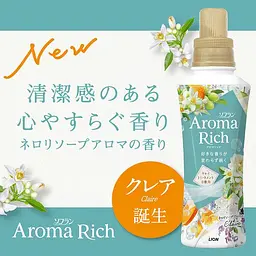 Японський кондиціонер Lion Soflan Aroma Rich Claire освіжаючий аромат неролі 480 мл - мініатюра 5
